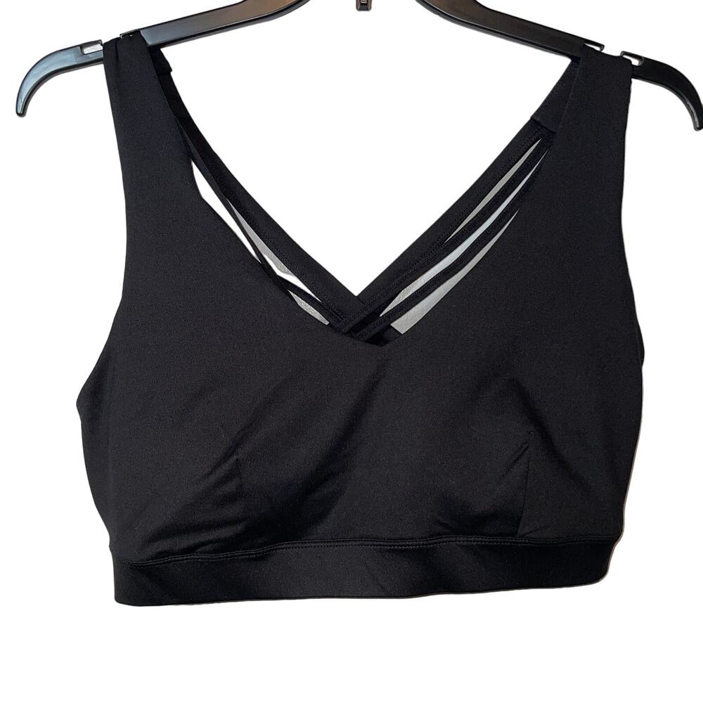 ID IDEOLOGY Plus Size Match Set Sports Bra black 2x